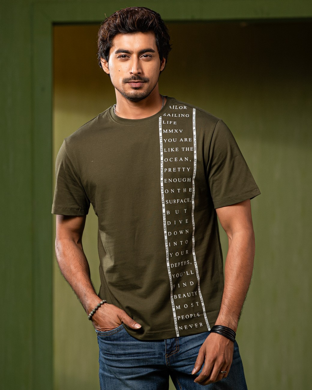 MEN'S KNIT T-SHIRT